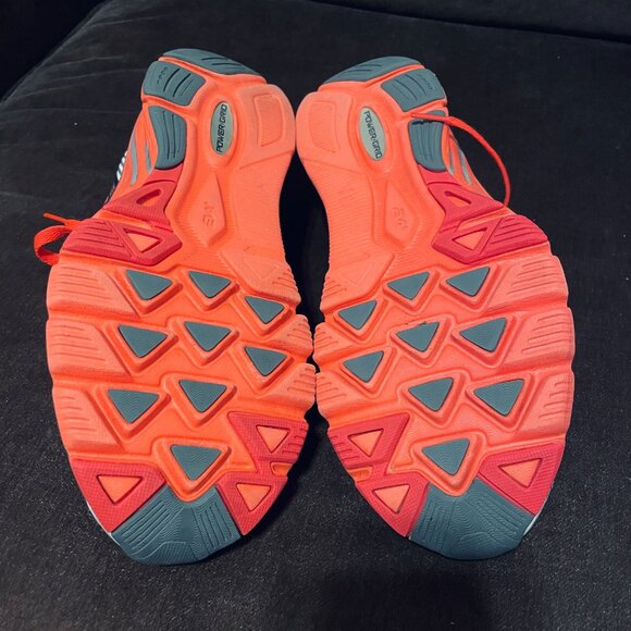 Excellent Women's Saucony Kinvara 4 White Coral Red Grey Women's 11 US 43 EUR - Picture 6 of 9